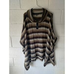 Women's large XL poncho sweater knit